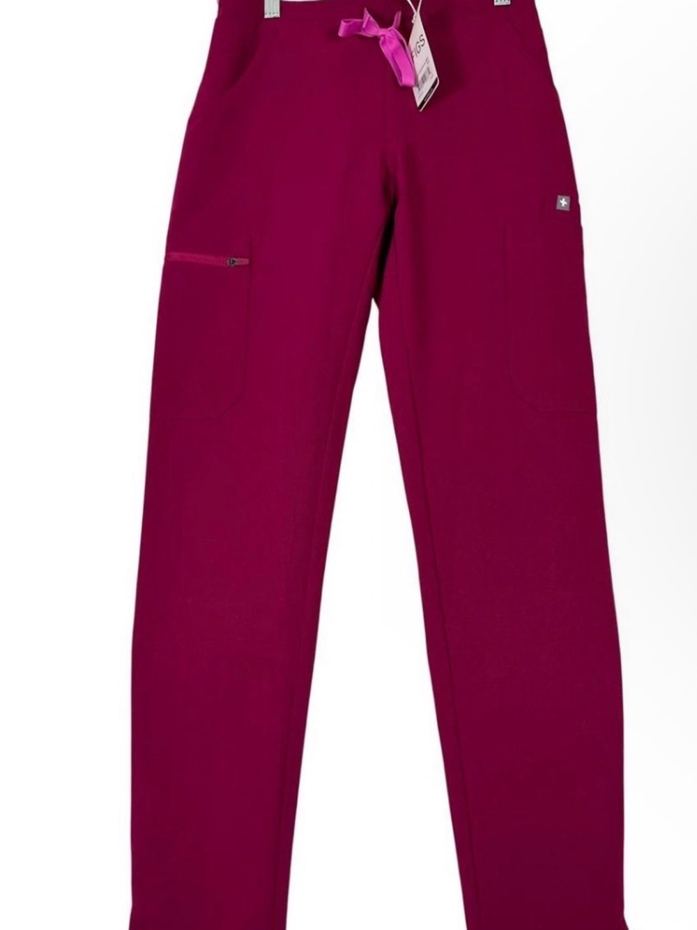FIGS Women's Yola Skinny Scrub Pants XXS Berry NWT Medical Scrubs